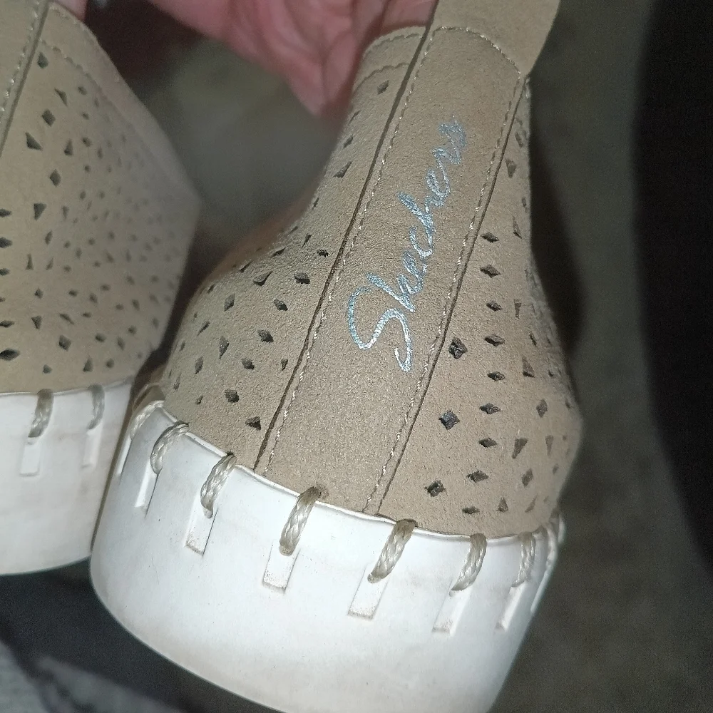 Perforated Slip-On Sneakers — Skechers — Size 10 - Picture 6 of 7